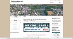 Desktop Screenshot of etang-sur-arroux.fr
