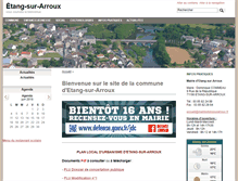 Tablet Screenshot of etang-sur-arroux.fr